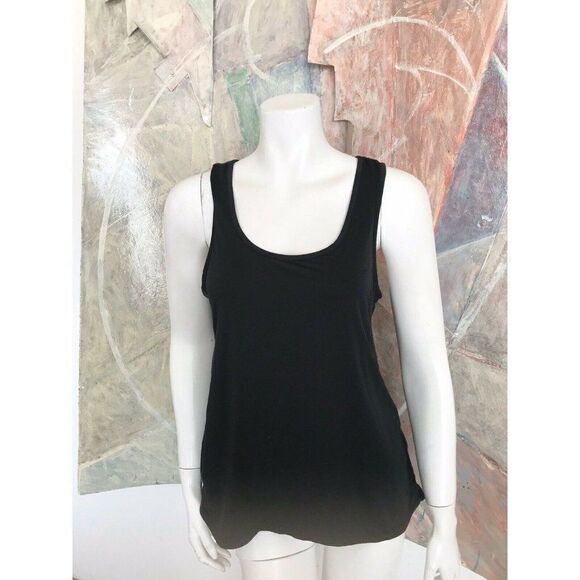 Champion Black Cut Out Back Mesh Activewear Womens Tank Top Size Medium - Picture 1 of 10